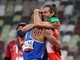 L'abbraccio tra Gianmarco Tamberi e Marcell Jacobs - Foto tratta dal sito FIDAL