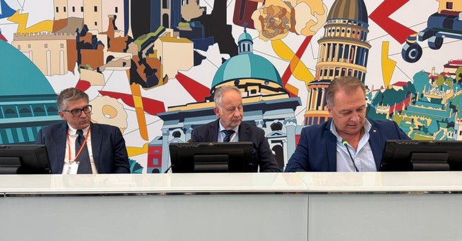 Giacomo Ballari, presidente Fondazione Agrion, Paolo Balocco, direttore Agricoltura e Cibo Regione Piemonte, e Paolo Bongioanni, assessore Agricoltura Regione Piemonte