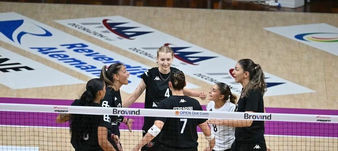 PALLAVOLO / Granda Volley, bell'amichevole contro Bergamo. Gatte sconfitte al tie break PALLAVOLO / Granda Volley, bell'amichevole contro Bergamo. Gatte sconfitte al tie break