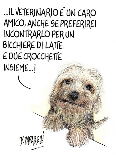 La vignetta di Paparelli per la giornata internazionale del cane