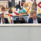Giacomo Ballari, presidente Fondazione Agrion, Paolo Balocco, direttore Agricoltura e Cibo Regione Piemonte, e Paolo Bongioanni, assessore Agricoltura Regione Piemonte