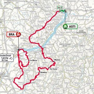 Gran Piemonte, giovedì 8 ottobre modifiche alla viabilità ad Alba per il passaggio della gara ciclistica