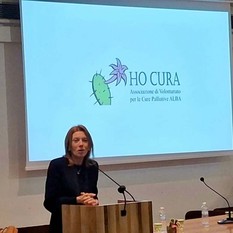 La presidente dell'associazione albese "Ho cura" Luciana Saglietti