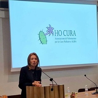 La presidente dell'associazione albese "Ho cura" Luciana Saglietti