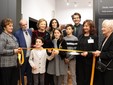 Maria Franca Ferrero inaugura la biennale albese (foto Divino)