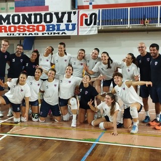 Il Mondovì Volley nel post match contro il Cus Torino