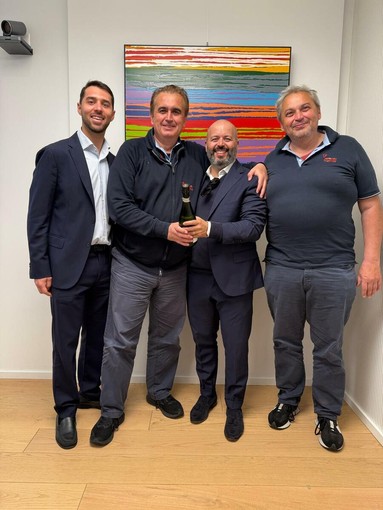 Nella foto, da sinistra, Rocco Pagano, Ambrogio Invernizzi, Davide Riguccio e Pierantonio Invernizzi