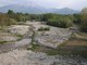 Il torrente Gesso in secca, a Cuneo