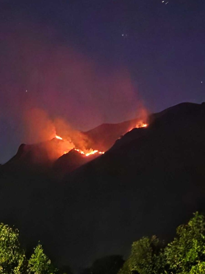 Incendio Monte Piastra Incendio Monte Piastra