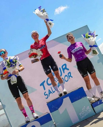 Irene Cagnazzo sul podio nella gara del Grand Prix San Salvador 2026