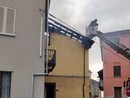 I Vigili del Fuoco al lavoro in via Ferdinando di Savoia