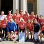 La “delegazione” dei galletti davanti al Santuario di Crea La “delegazione” dei galletti davanti al Santuario di Crea