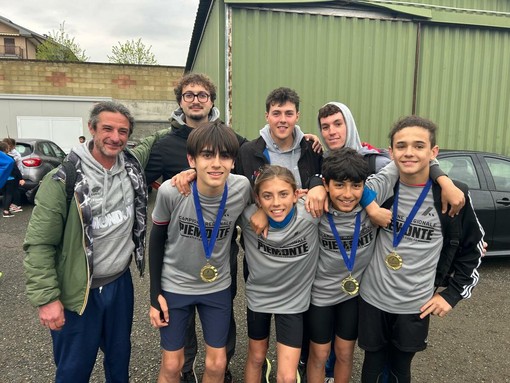 I campioni regionali con i tecnici I campioni regionali con i tecnici