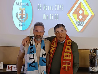 Con Germanetti alla conferenza stampa tenuta ad Alba lo scorso 5 marzo