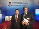 Il sindaco Luigi Genesio Icardi col ministro dell'Istruzione cinese Du Zhanyuan