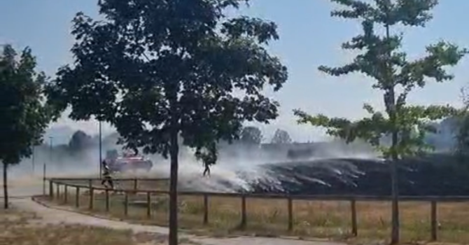 Incendi, bollettino ancora moderato ma la Granda fa i conti con una giornata di interventi [VIDEO]