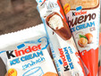 I gelati a marchio Kinder, in arrivo anche in Italia da fine febbraio