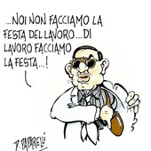 La vignetta dei Paparelli per il 1° Maggio