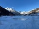 Il lago di Pontechianale ghiacciato: spettacolo affascinante, me non è una novità