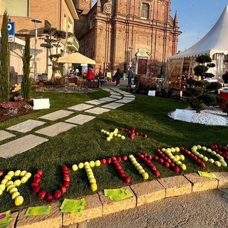 Un'immagine della passata edizione di Fruttinfiore a Lagnasco