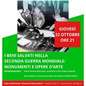 Arte e monumenti salvati dalla guerra: una serata di storia e memoria a Sommariva del Bosco Arte e monumenti salvati dalla guerra: una serata di storia e memoria a Sommariva del Bosco