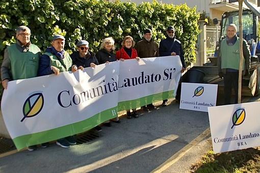 Un gruppo della Comunità Laudato si’ di Bra