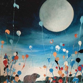 Luna del Castoro, vista dal pittore braidese Franco Gotta