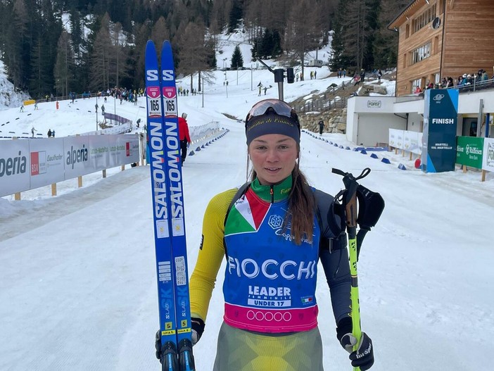 Lucia Brocchiero oro U17 Mass Start Campionati italiani Biathlon giovanile Lucia Brocchiero oro U17 Mass Start Campionati italiani Biathlon giovanile