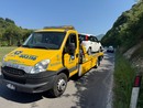 L'auto recuperato dopo l'incidente