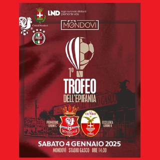 Calcio: Monregale e Cuneo in campo sabato 4 gennaio per il 1° "Trofeo dell'Epifania"