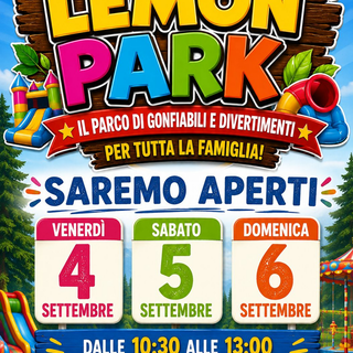 Lemon Park, il divertimento continua a Limone Piemonte: aperto anche nel primo weekend di settembre Lemon Park, il divertimento continua a Limone Piemonte: aperto anche nel primo weekend di settembre