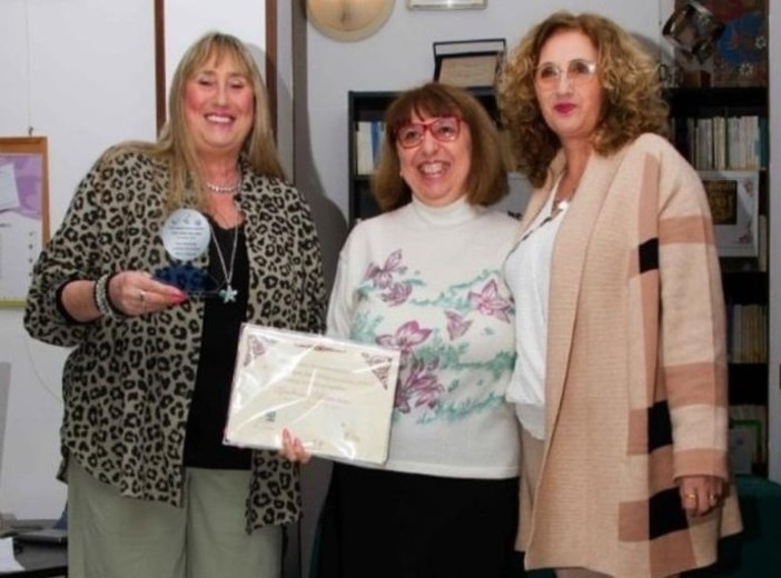 La premiazione di Giuliana Bertolusso