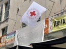 Alba: un lenzuolo bianco sul balcone del Palazzo comunale per la campagna “24 maggio – 50.000 sudari per Gaza” Alba: un lenzuolo bianco sul balcone del Palazzo comunale per la campagna “24 maggio – 50.000 sudari per Gaza”