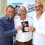 Lucio Gigliotti con Stefano Baldini e Gelindo Bordin
