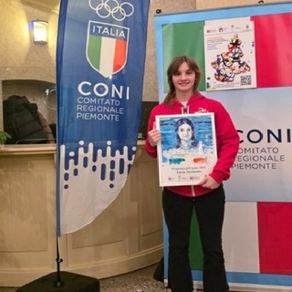 "Promessa piemontese dell’anno”: Lucia Tassinario della ValleBelbo Sport premiata dal CONI