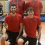 La formazione di A2 dell'A4 Tonoli (dietro il tecnico Vasilii Gushchin ed Anastasios Riniotis, davanti Damiano Seretti e Simone Garello) La formazione di A2 dell'A4 Tonoli (dietro il tecnico Vasilii Gushchin ed Anastasios Riniotis, davanti Damiano Seretti e Simone Garello)