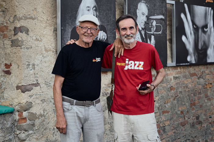 Adolfo Ivaldi e Renato Moscone (foto di Donatella Arione) Adolfo Ivaldi e Renato Moscone (foto di Donatella Arione)