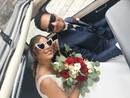 Mattia Vignolo con la moglie Emilie Richiardone il giorno del loro matrimonio