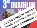 Marene in lutto per la morte di Francesco Mina: annullato il Duathlon che era previsto per domani 5 ottobre Marene in lutto per la morte di Francesco Mina: annullato il Duathlon che era previsto per domani 5 ottobre