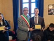 La consegna del premio a Federico Rosso