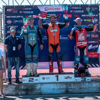 Internazionali d’Italia Supermoto. Mauro Cucchietti è terzo a Pomposa nella classe SM5