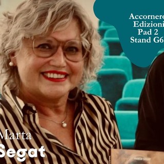 La scrittrice albese Marta Segat al Salone del Libro di Torino con il romanzo “Bora Scura”