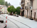 Frabosa appare innevata, imbiancata dalla grandine (dal gruppo Facebook "Sei di Frabosa se")