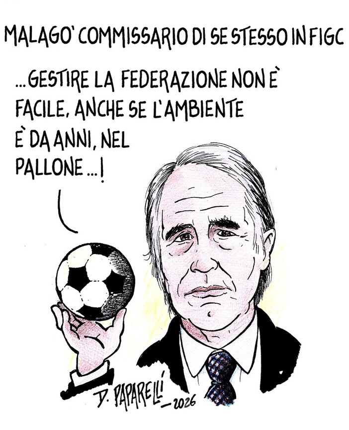 Malagò Commissario di sé stesso in FGC