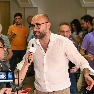 Luca Robaldo, nuovo sindaco di Mondovì (foto Barbara Guazzone)