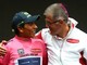 Alberto Balocco con Nairo Quintana, corridore colombiano vincitore del Giro d'Italia 2014, sponsorizzato dall'azienda fossanese