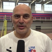 L'allenatore della Lpm Bam Mondovì Marco Gazzotti