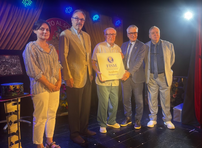 Stefania Allasia, Domenico Pace, don Silvio Mantelli, Andrea Baioni e Peter Din