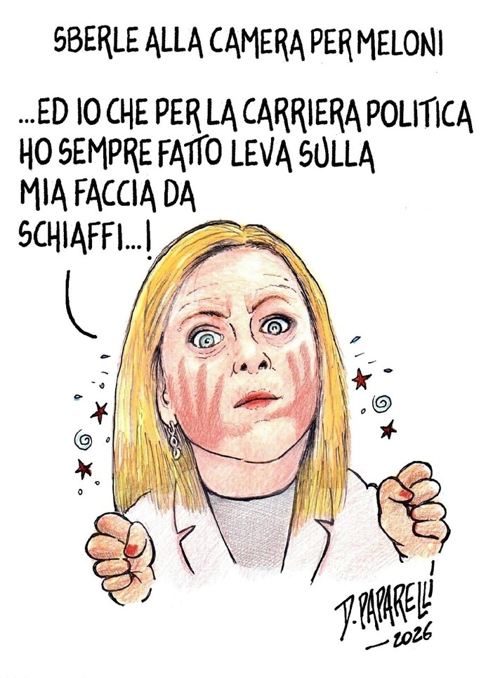 La vignetta di Danilo Paparelli sulle votazioni per la nuova legge elettorale
