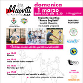 Domenica 1 marzo indossa la tua divisa e divertiti a “Muoviti Alba” Domenica 1 marzo indossa la tua divisa e divertiti a “Muoviti Alba”